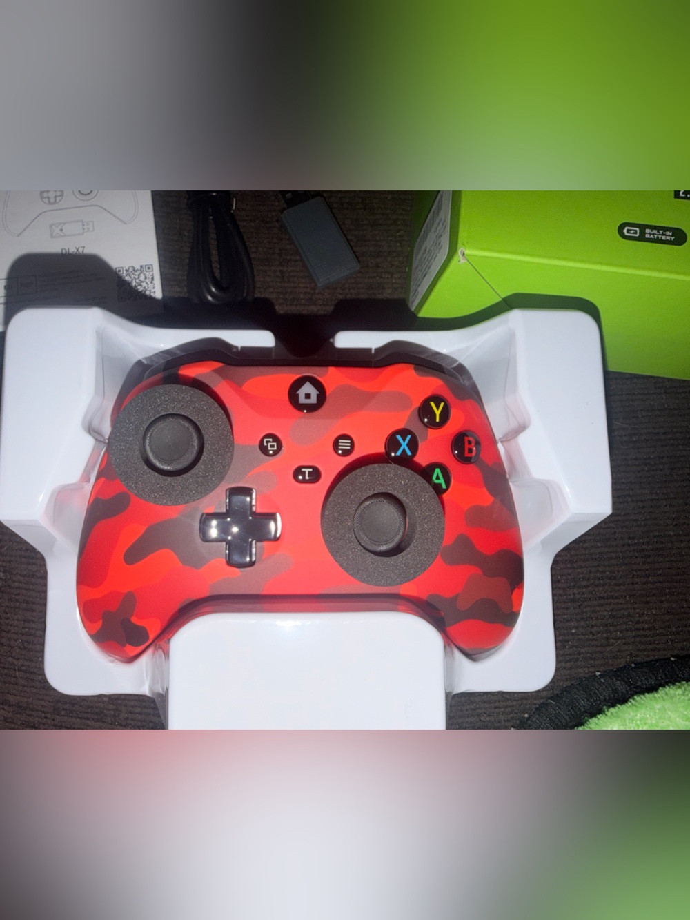 X-One Controller- Red Camo- New